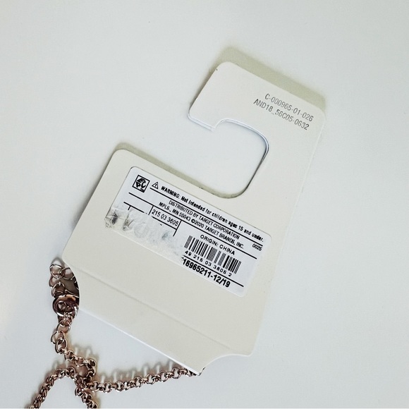 NWT A New Day Gold Leaf Pendant Tassel Drop Necklace - Picture 4 of 8